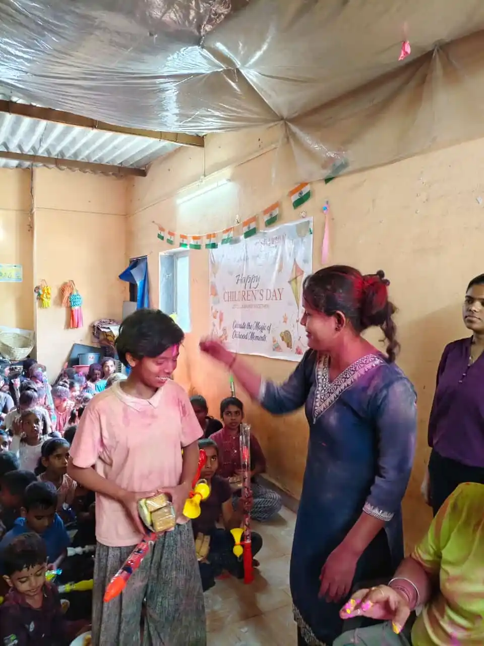 Spreading happiness through Holi