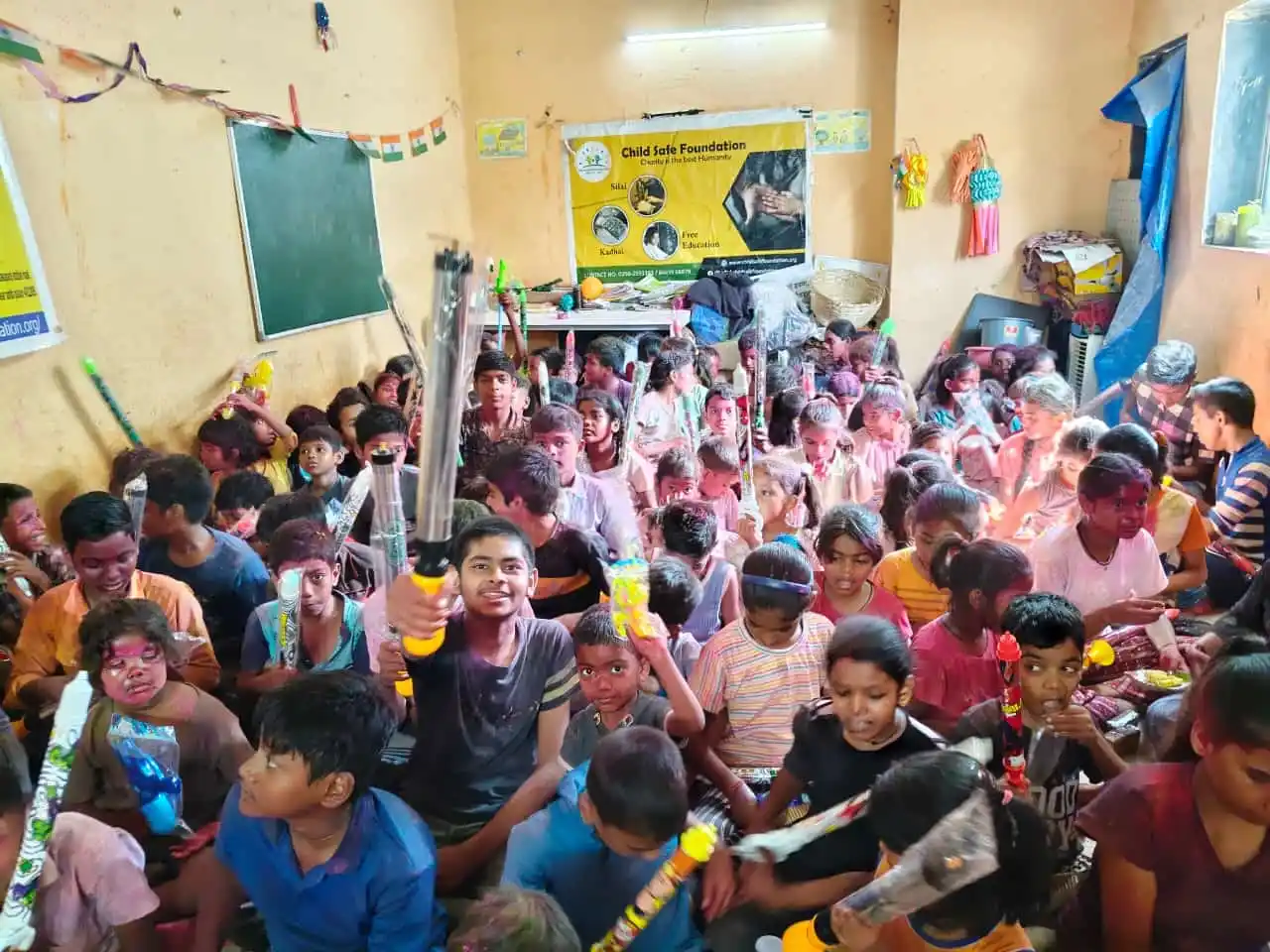 Spreading happiness through Holi