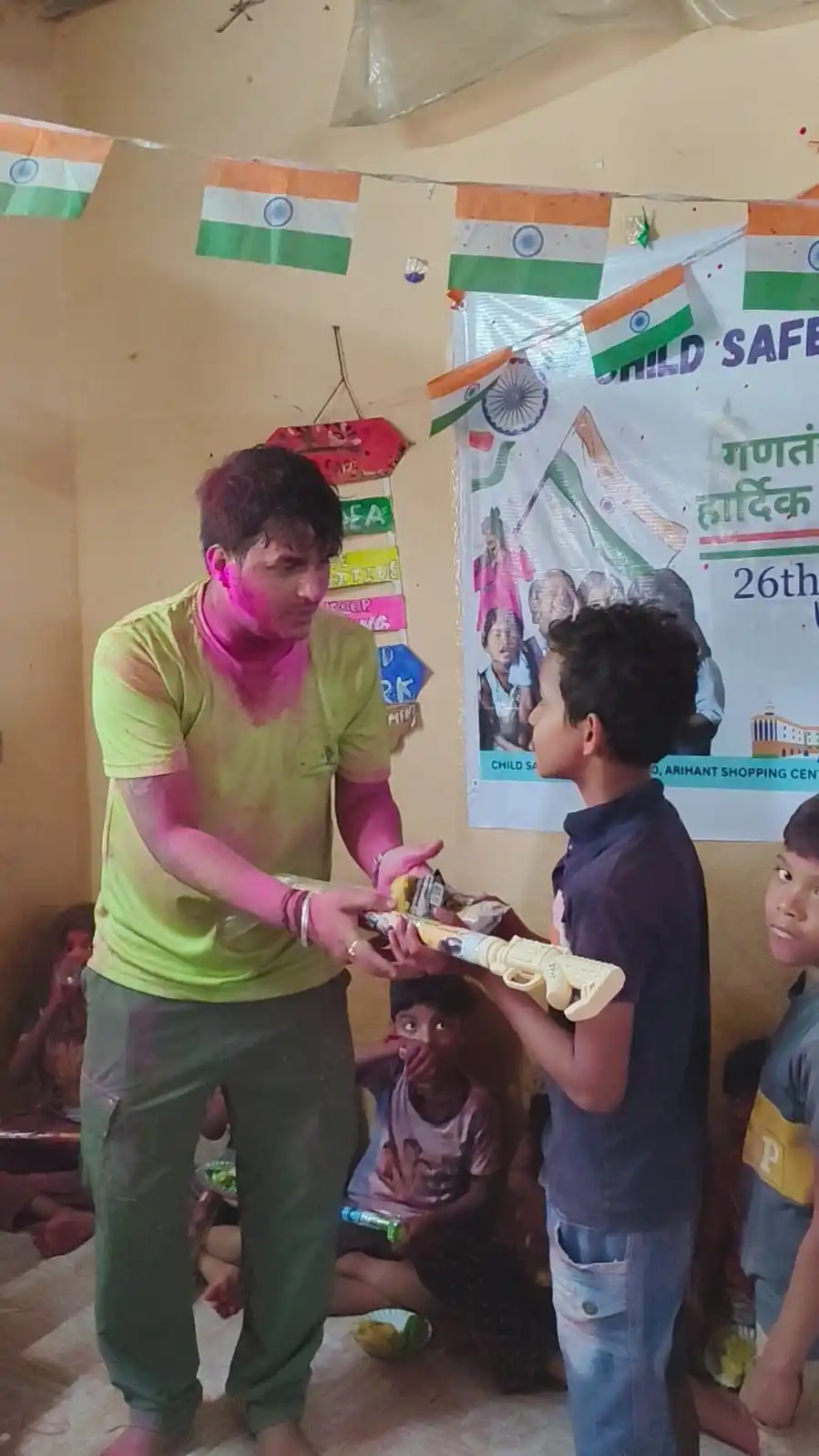 Spreading happiness through Holi