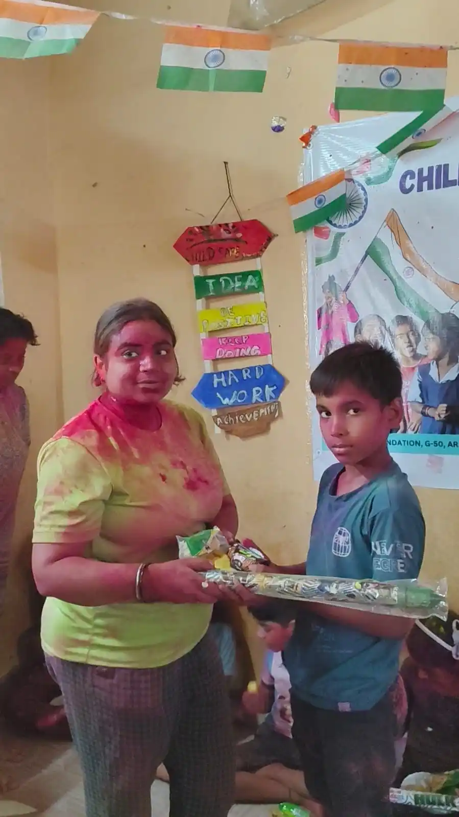 Spreading happiness through Holi