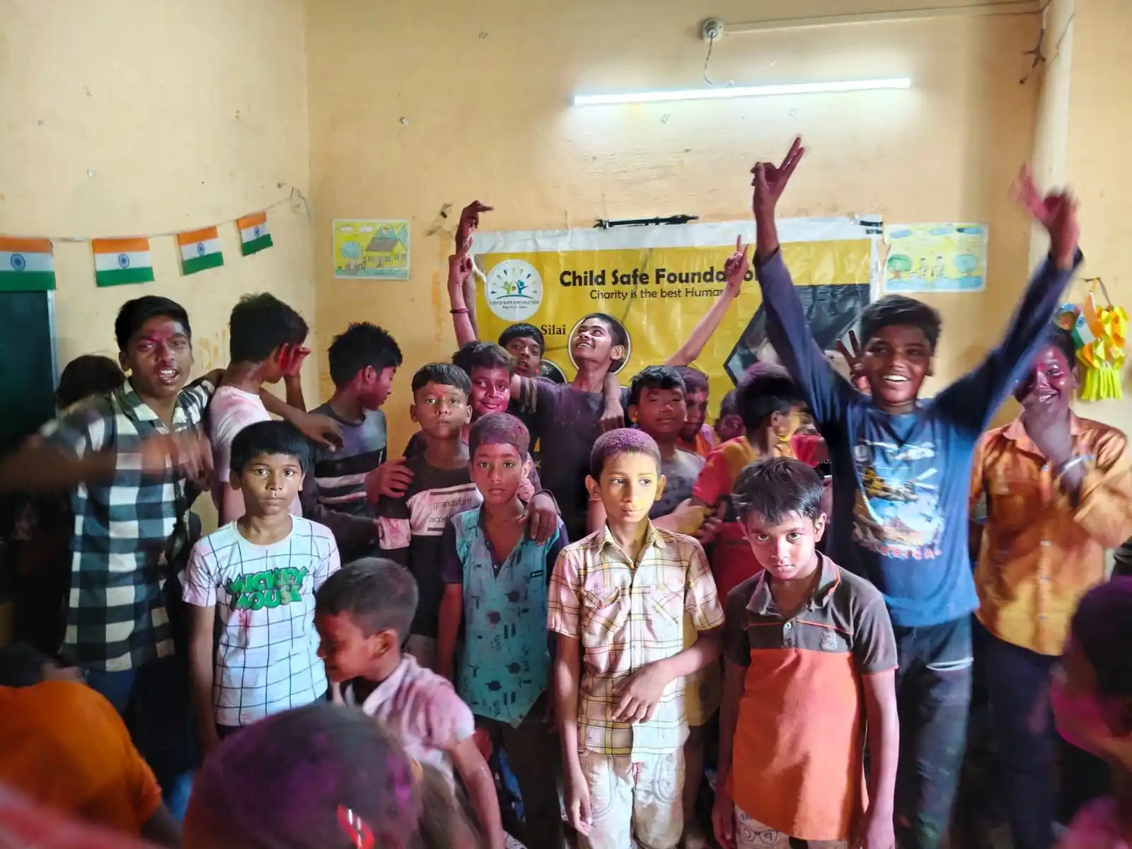 Spreading happiness through Holi