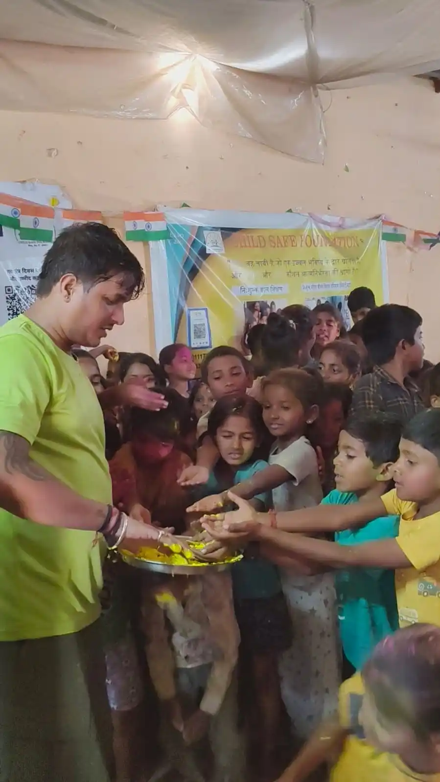 Spreading happiness through Holi
