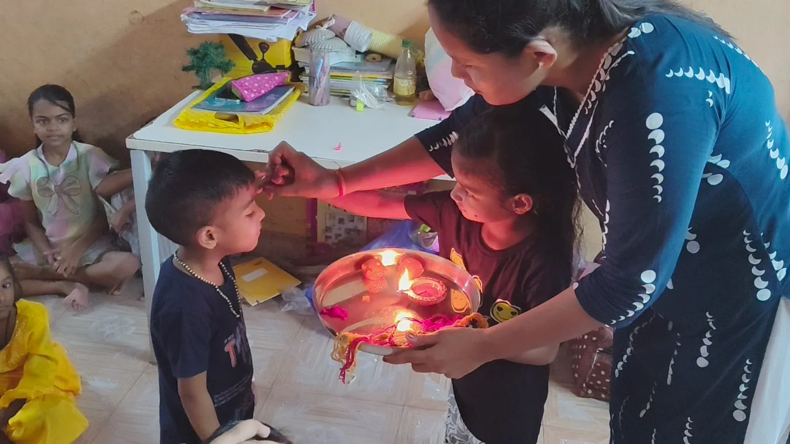 Raksha Bandhan donation distribution